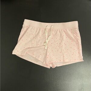 Pink Star Print Women's Sleep Shorts